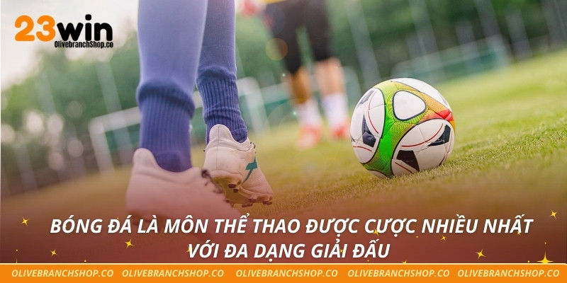 Thể Thao 23win Bóng đá là môn thể thao được cược nhiều nhất với đa dạng giải đấu